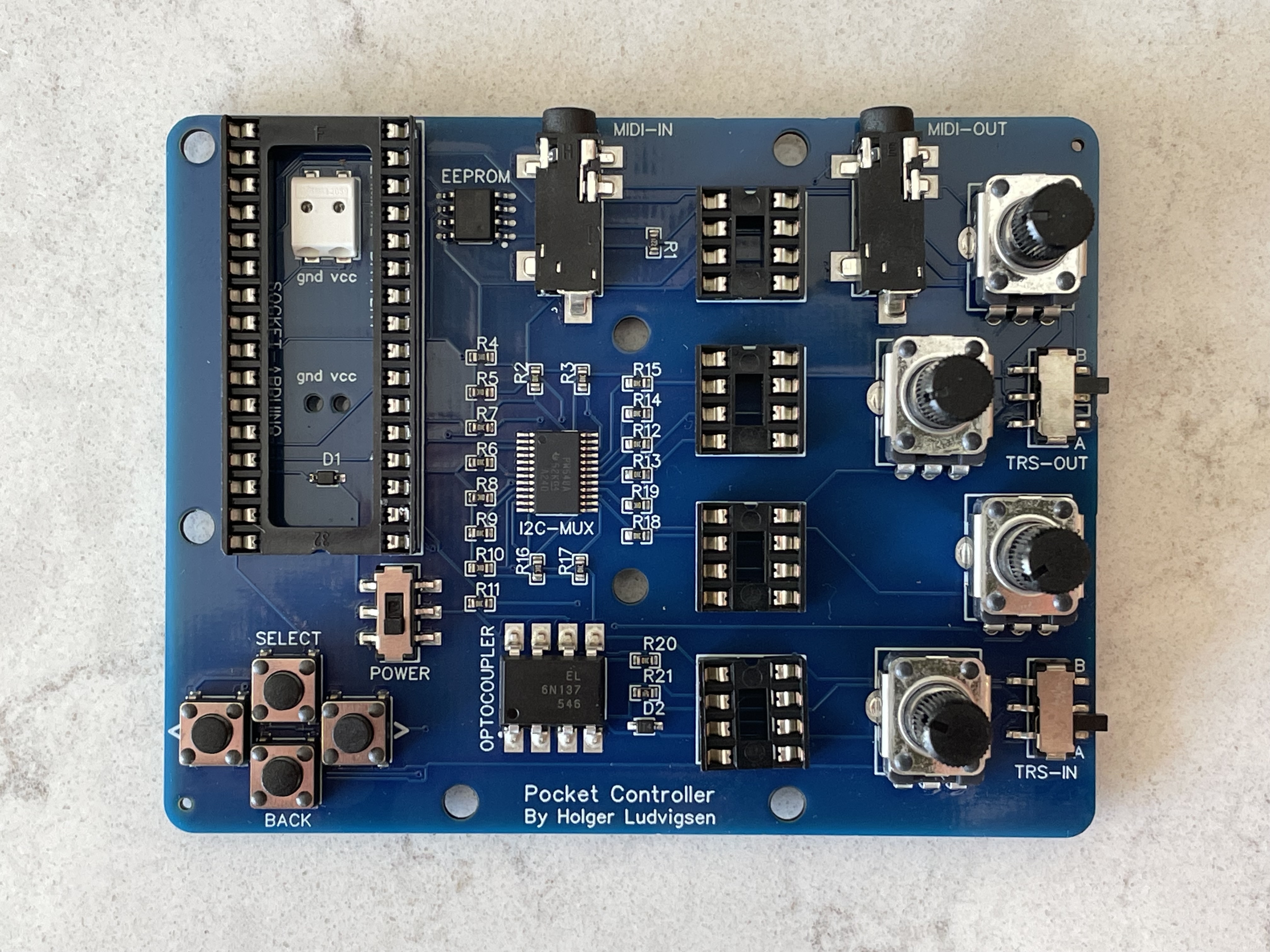 Pocket Sequencer perspective view